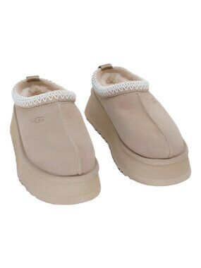 UGG Tazz II Platform Slippers Sand Plush-Lined US 5 EU 36